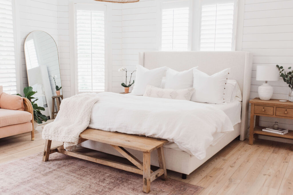 newborn photography in bright, modern frisco tx home